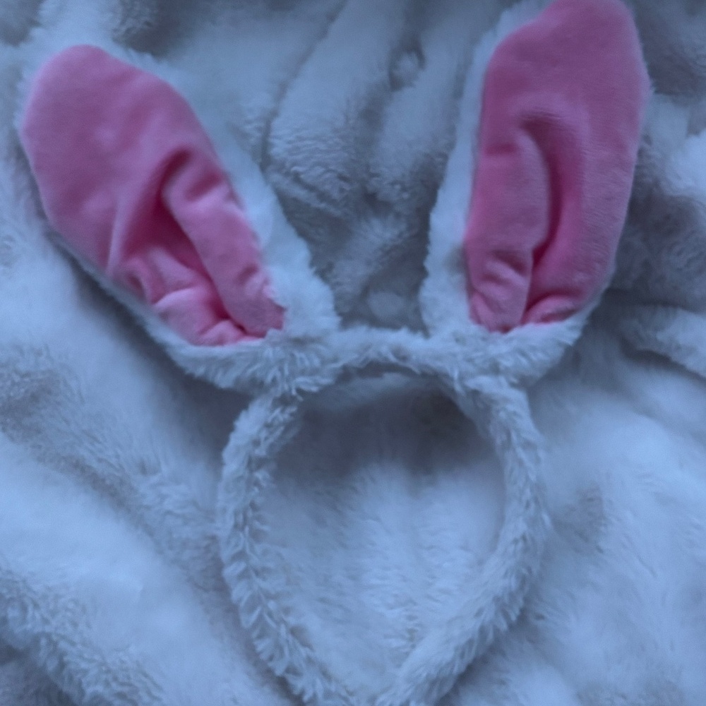 Fluffy Bunny Rabbit ears Headband